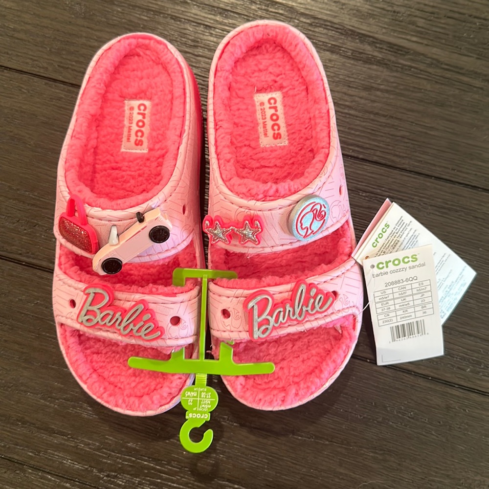 Crocs Adults' Classic Barbie Cozzzy Sandals